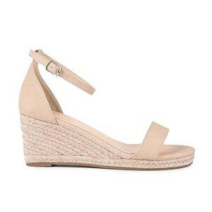 FOWT Ankle Straps Buckle Wedge Sandals for Women Open Toe Platform Sandals